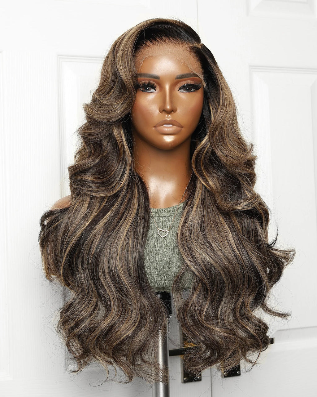 Beige Blonde Bone Straight 13x4 HD Frontal Closure Wig