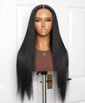 Black Bone Straight 5x5 HD Frontal Closure Wig